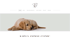 Desktop Screenshot of kapaaanimalclinic.com